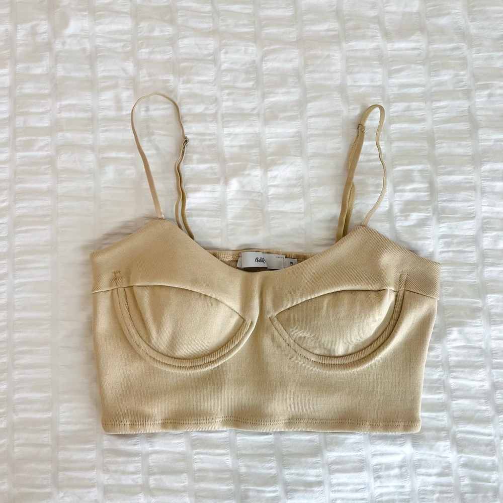 Adika cropped bustier tank!